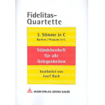 Fidelitas-Quartette - 3. Stimme in C (Bariton / Posaune) - Josef Bach