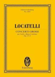 Concerti grossi op.1 Nr. 5-8 : Studienpartitur - Pietro Locatelli