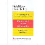 Fidelitas-Quartette - 3. Stimme in Bb (Tenorhorn / Bariton in Bb / Posaune in Bb) - Josef Bach