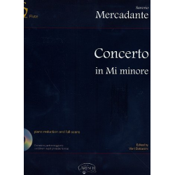 Concerto e minor (+CD-Rom) : - Guiseppe Saverio Mercadante