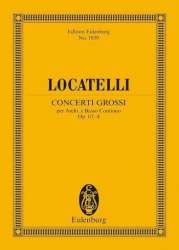 Concerti grossi op.1 Nr. 1-4 : Studienpartitur - Pietro Locatelli