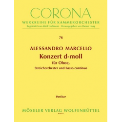 Konzert d-Moll : für Oboe, - Alessandro Marcello / Arr. Adolf Hoffmann