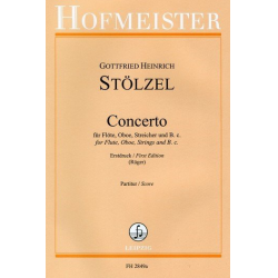 Concerto : für Flöte, Oboe, Violinen, - Gottfried Heinrich Stölzel