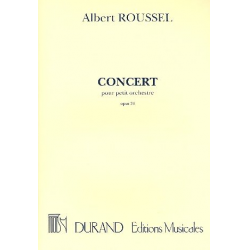 Concert op.34 : - Albert Roussel