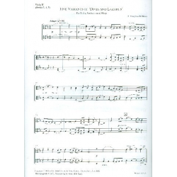5 Variants of Dives and Lazarus : - Ralph Vaughan Williams