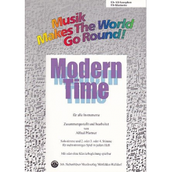 Modern Time - Stimme 1+2+3 in Eb - Altsaxophon / Eb Klarinette -Alfred Pfortner
