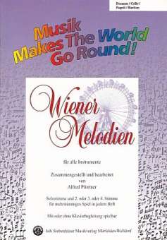 Wiener Melodien 1 - Stimme 1+3+4 in C - Posaune / Cello / Fagott /Bariton