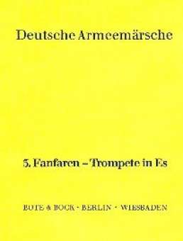 Deutsche Armeemärsche Band 1 und 2 - Fanfarentrompete 3 in Eb