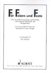 Für Feiern und Feste (15 Trompete 2 in Bb) - Max Villinger