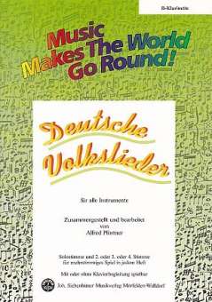 Deutsche Volkslieder - Stimme 1+2+3 in Bb - Klarinette