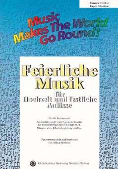 Feierliche Musik 1 - Stimme 1+3+4 in C - Posaune / Cello / Fagott /Bariton