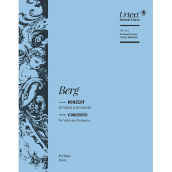Konzert : - Alban Berg