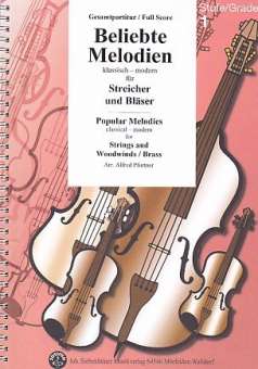 Beliebte Melodien Band 1 - Partitur für alle Stimmen (Streicher / Bläser / Klavier)