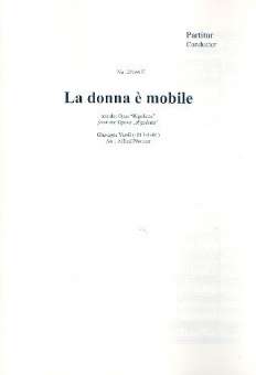 La donna è mobile aus der Oper 'Rigoletto