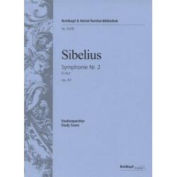 Sinfonie D-Dur Nr.2 op.43 : für Orchester - Jean Sibelius