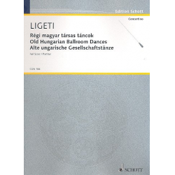 Alte ungarische Gesellschaftstänze (Partitur) - György Ligeti