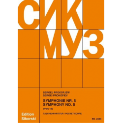 Sinfonie Nr.5 op.100 : für Orchester - Sergei Prokofieff