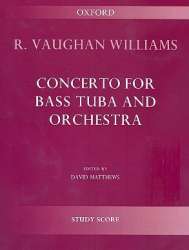 Concerto for bass tuba and orchestra (study score) - Ralph Vaughan Williams