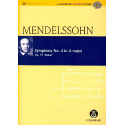 Sinfonie A-Dur Nr.4 op.90 (+CD) : für Orchester - Felix Mendelssohn-Bartholdy