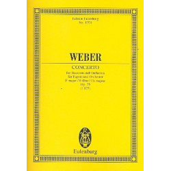Konzert F-Dur op.75 (Studienpartitur) - Carl Maria von Weber