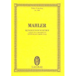 Kindertotenlieder : für - Gustav Mahler