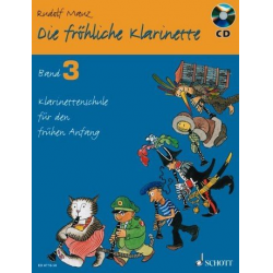 Die fröhliche Klarinette Band 3 mit CD - Rudolf Mauz