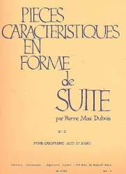 A la Russe aus "Pieces Caractéristiques en Forme de Suite" für Saxophon & Klavier - Pierre Max Dubois