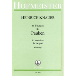 85 Übungen für Pauken - Heinrich Knauer / Arr. Gerhard Behsing