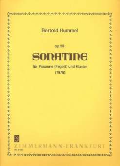 Sonatine op. 59 für Posaune & Klavier