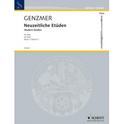 Neuzeitliche Etüden für Flöte Band 1 - Harald Genzmer