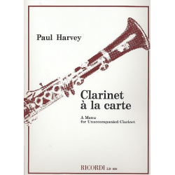 Clarinet à la Carte - Paul Harvey
