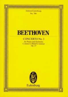 Konzert c-Moll Nr.3 op.37 : für Klavier und Orchester