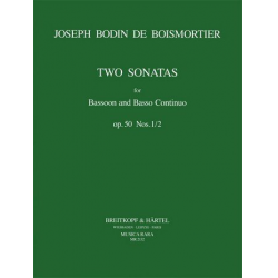 2 Sonaten op. 50/1-2 - Joseph Bodin de Boismortier / Arr. Kim Walker