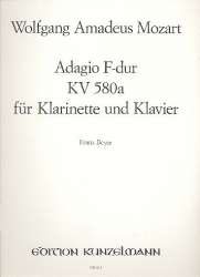 Adagio F-Dur KV 580a  für Klarinette & Klavier - Wolfgang Amadeus Mozart / Arr. Franz Beyer