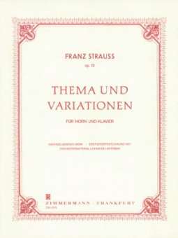 Thema und Variation op.13 für Horn & Klavier