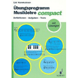 Buch: Übungsprogramm Musiklehre compact