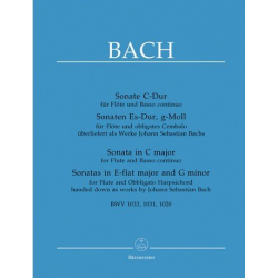 3 Sonaten BWV1033, BWV1031 und - Johann Sebastian Bach