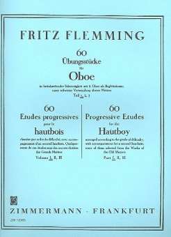 60 Übungsstücke für Oboe Teil 1