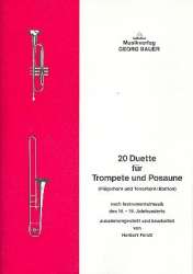 20 Duette für Trompete und Posaune - Diverse / Arr. Herbert Ferstl