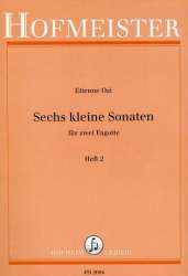 Sechs kleine Sonaten für zwei Fagotte Heft 2 - Etienne Ozi
