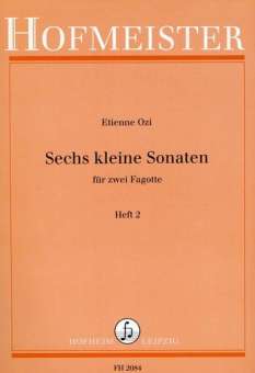 Sechs kleine Sonaten für zwei Fagotte Heft 2