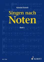 Buch: Singen nach Noten - Band 1 - Walter Kolneder