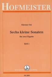 Sechs kleine Sonaten für zwei Fagotte Heft 1 - Etienne Ozi
