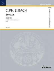 Sonate a-moll für Flöte - Carl Philipp Emanuel Bach