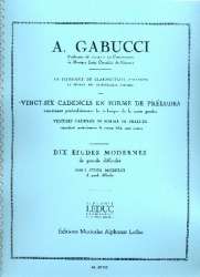 26 Kadenzen für Klarinette - A. Gabucci