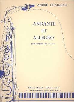 Andante & Allegro für Saxophon & Klavier