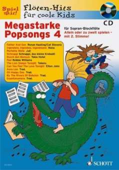 Flöten-Hits für coole Kids - Megastarke Popsongs Band 4