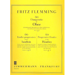60 Übungsstücke für Oboe Teil 2 - J. Flemming