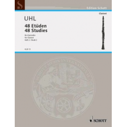 48 Etüden für Klarinette Heft 2 - Alfred Uhl