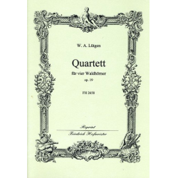 Quartett für vier Waldhörner, op. 19 - W. A. Lütgen